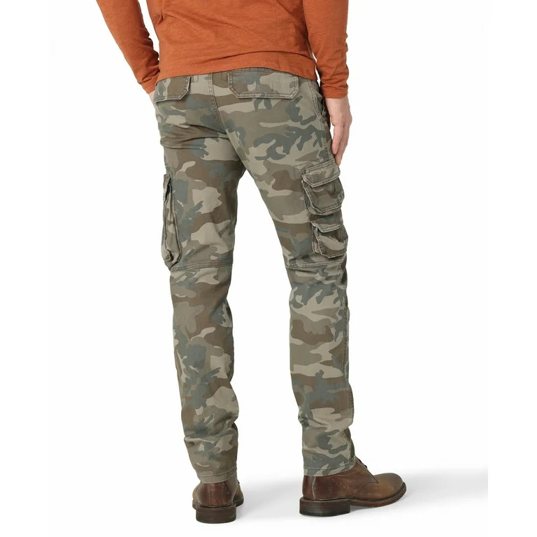 Wrangler Men's Stretch Taper Leg Regular Fit Cargo Pant | Walmart (US)