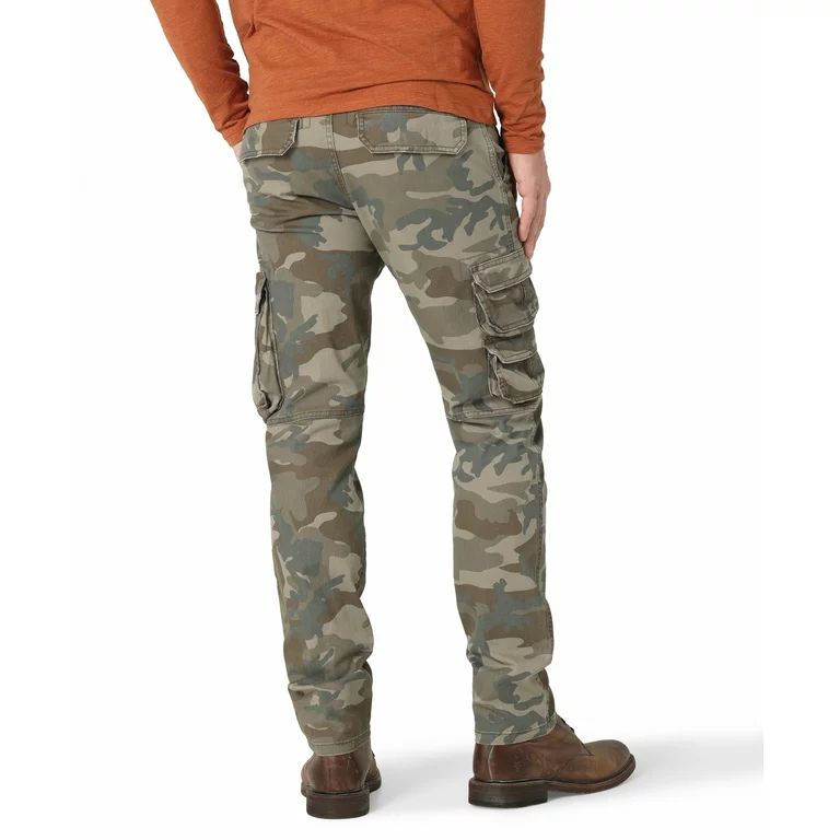 Wrangler Men's Stretch Taper Leg Regular Fit Cargo Pant | Walmart (US)