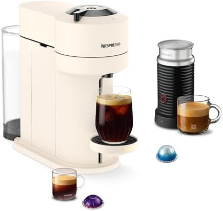 Nespresso Vertuo Next Premium Coffee and Espresso Maker by Breville with Aeroccino Milk Frother, ... | Amazon (US)