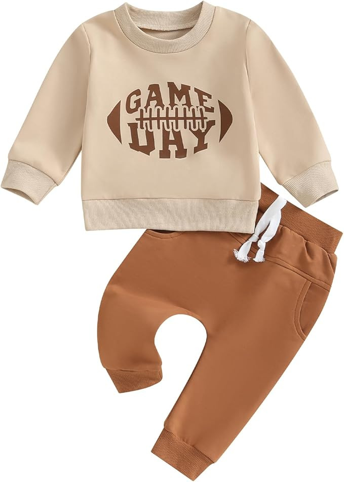 Toddler Baby Halloween Outfit Boy Girl Pumpkin Patch Crew Sweatshirt and Pants Set Halloween Fall... | Amazon (US)