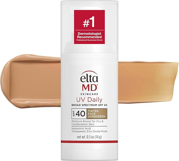 UV Daily Tinted SPF 40 Face Sunscreen Moisturizer | Amazon (US)