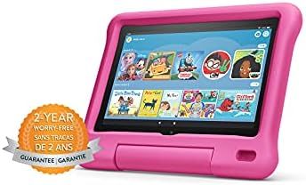 Fire HD 8 Kids tablet, 8" HD display, ages 3-7, 32 GB, Pink Kid-Proof Case | Amazon (CA)