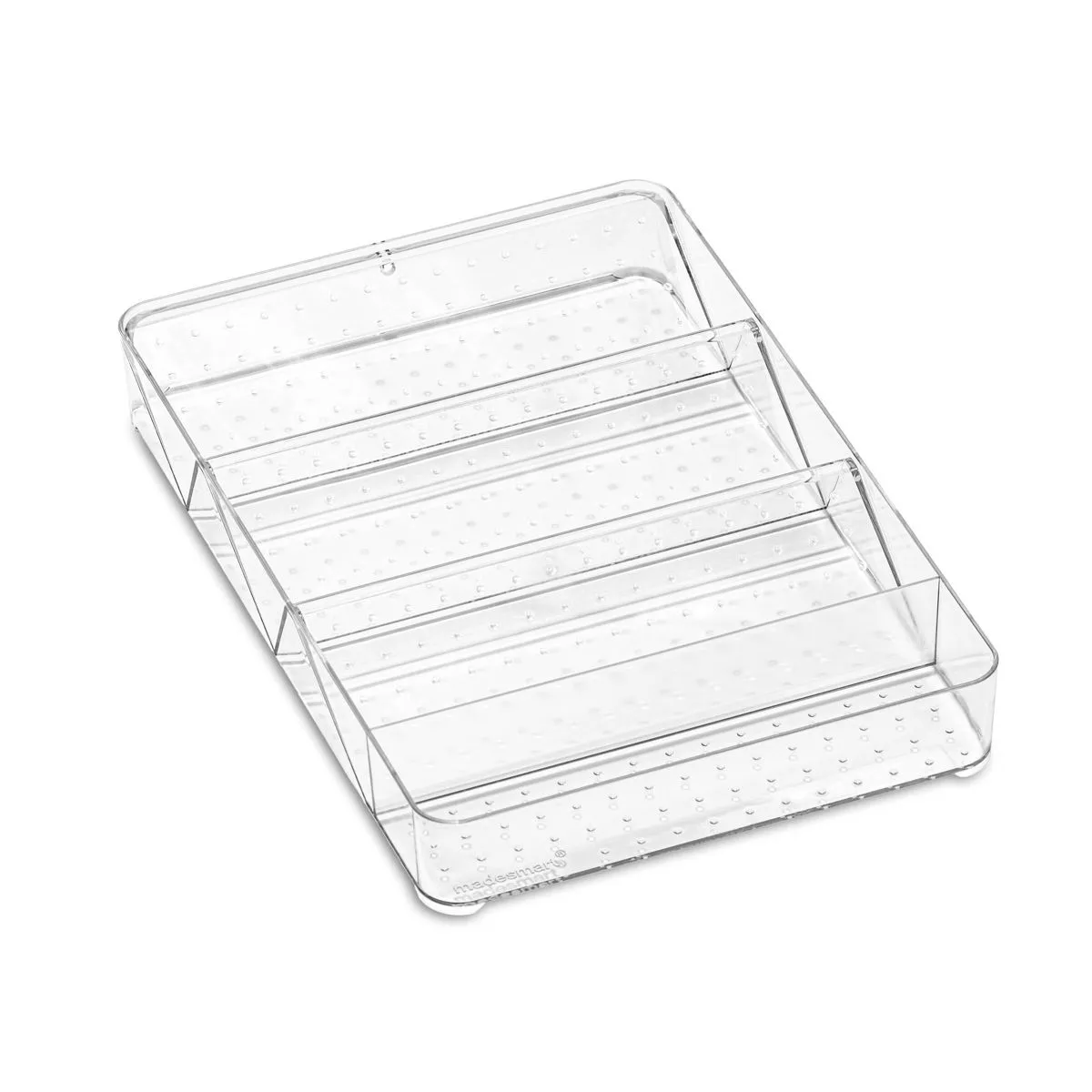 Mini Two-tier Organizer With Dividers Frost/gray - Madesmart : Target