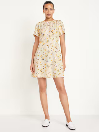 Crepe Mini Dress | Old Navy (US)