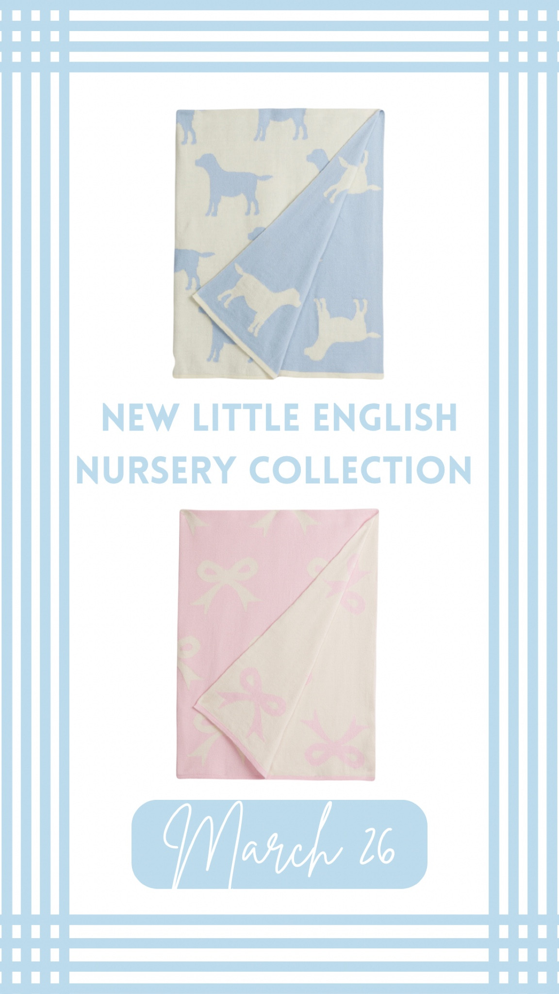 The sweetest new nursery collection from Little English! Crib sheets, crib skirts, blankets, loveys, and more. This Labrador blanket and this bow blanket are my favorites! 



Grandmillenial nursery 
Grandmillenial baby
Baby blanket
Bow nursery
Puppy nursery 

#LTKbaby #LTKfindsunder100 #LTKhome