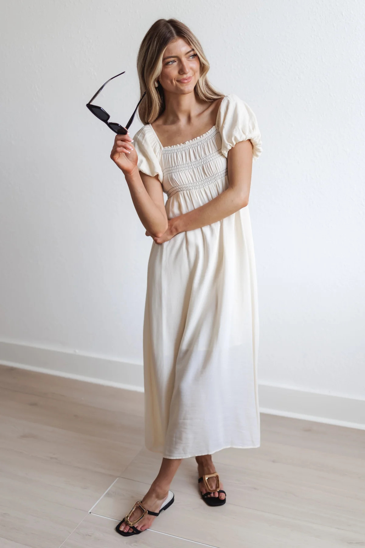 Annabelle Dress - Ivory | Landry Kate
