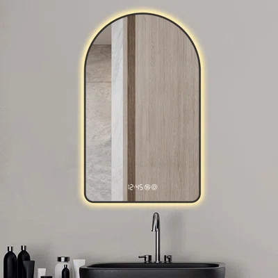 28"x48"Arched LED Mirror | Wayfair North America