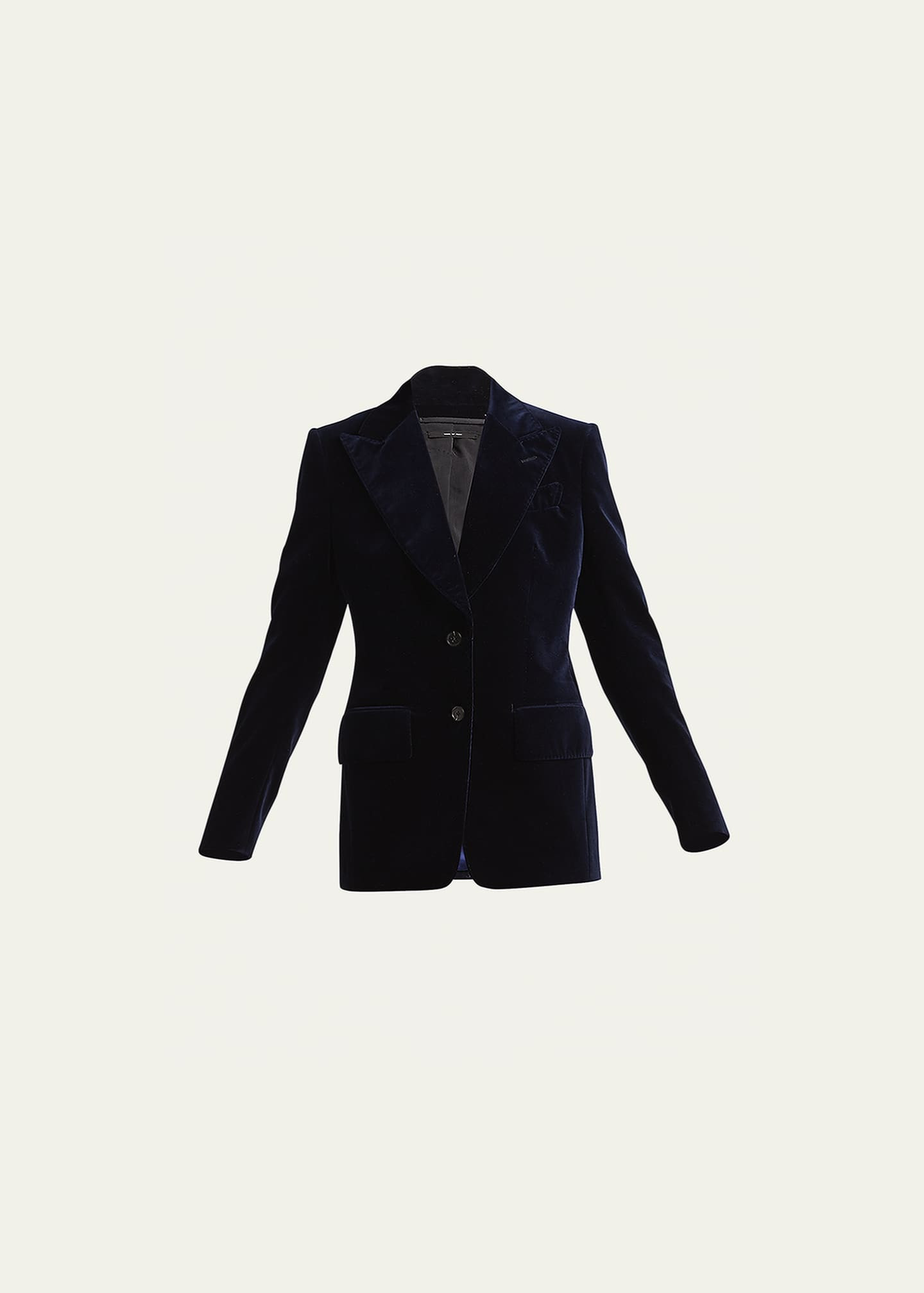 TOM FORD
Velvet Single-Breasted Blazer
$3,950
Pay over time with Affirm. Learn more
 | Bergdorf Goodman