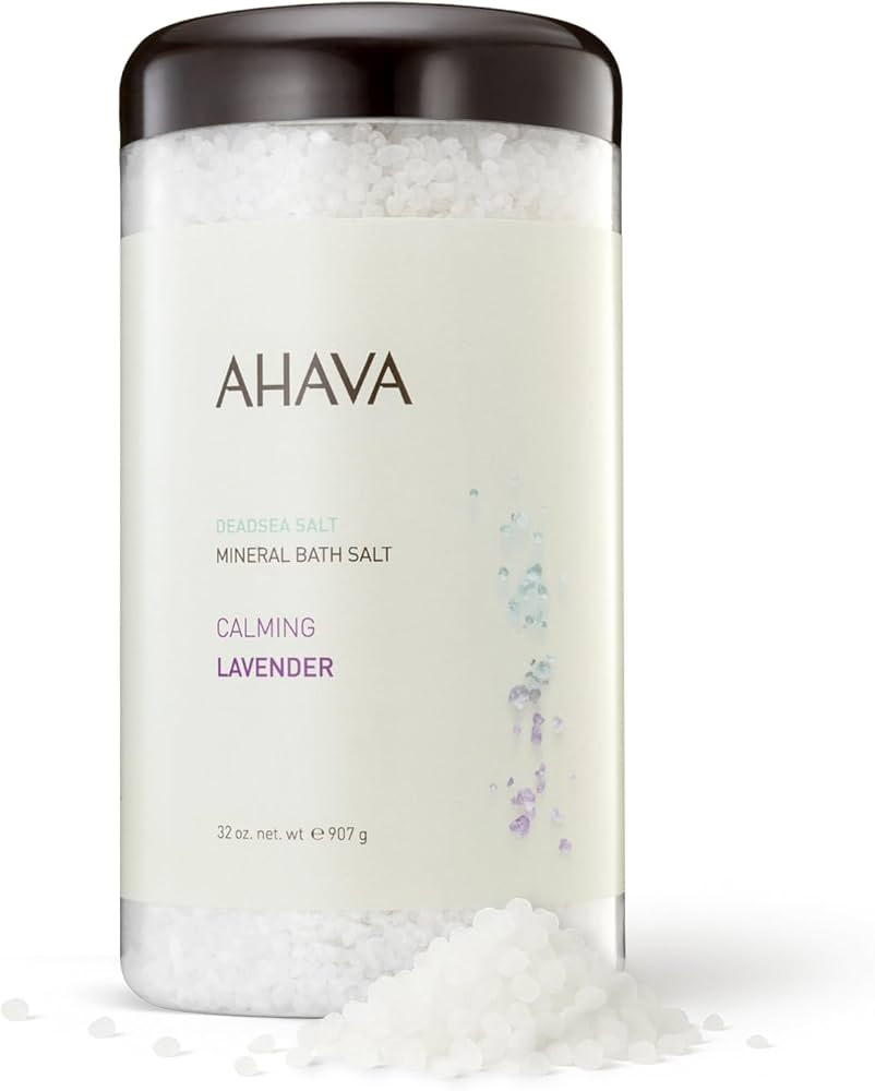 AHAVA Dead Sea Mineral Bath Salt- Intense Relaxation for Body & Mind, Elevates Moisture, Softens ... | Amazon (US)