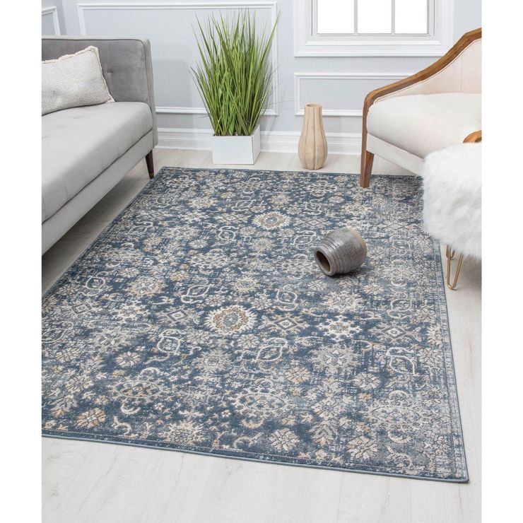 Rugs America Ludlow MD10A Transitional Vintage Area Rug | Target