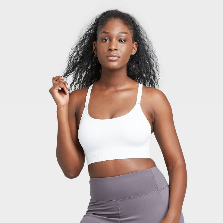 Women's Medium Support Seamless Cami Sports Bra - All in Motion™ | Target