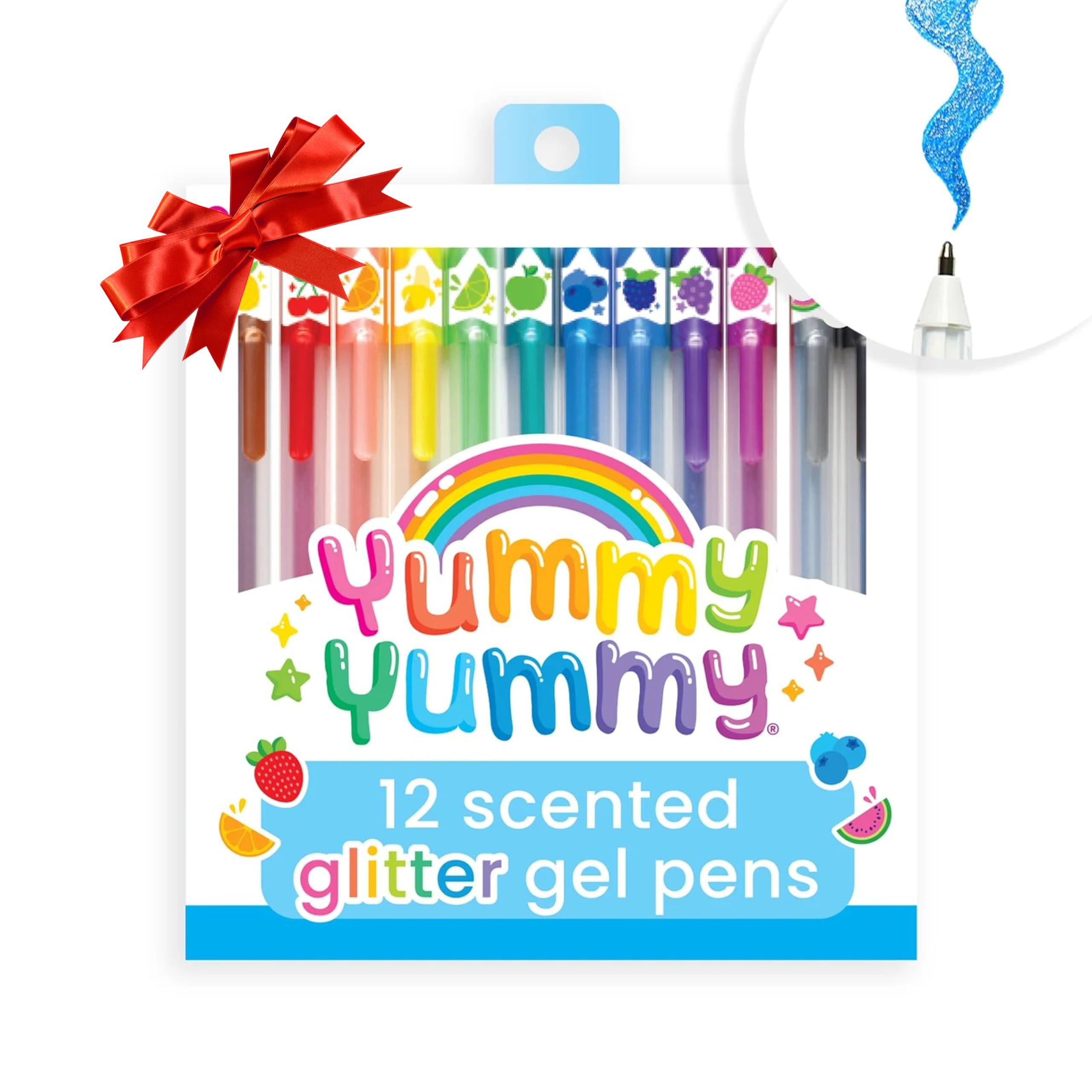 Ooly Scented Yummy Yummy Glitter Gel Pens Set of 12-1.00mm NIB Scented Glitter Pens for Kids and ... | Amazon (US)