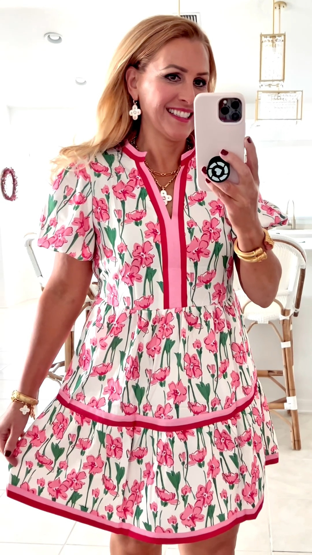 Loving this designer inspired mini dress for spring and summer. Under $35 and so cute.

Love the trim on this dress. Wearing a medium and fits true to size.

Paired it with espadrilles and Julie Vos jewelry.

#LTKSeasonal #LTKOver40 #LTKSaleAlert #LTKU #LTKTravel #LTKgrwm #LTKootd #LTKMidsize #LTKSwim #LTKFestival #LTKvlog
