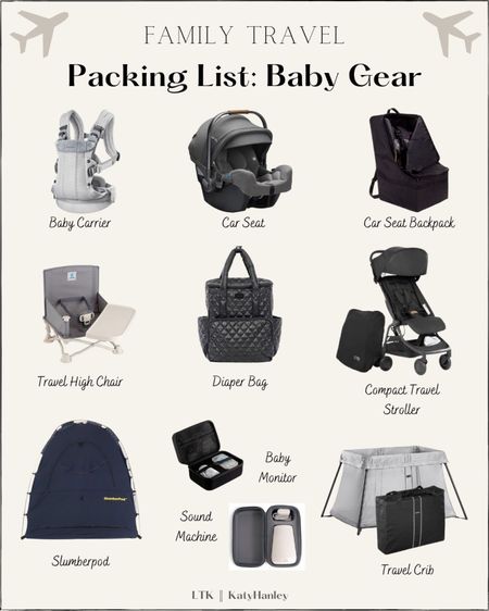 Baby Travel Packing Essentials! These are my favorite travel items for babies!

Baby gear. Baby travel carrier. Travel car seat. Packing cubes. Packing list. Travel high chair. Travel crib. Baby sleep. Diaper backpack. 

#LTKbaby #LTKtravel #LTKbump