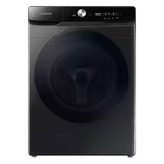 New5.0 cu. ft. Extra-Large Brushed Black Front Load Washing Machine with Smart Dial and Super Spe... | The Home Depot