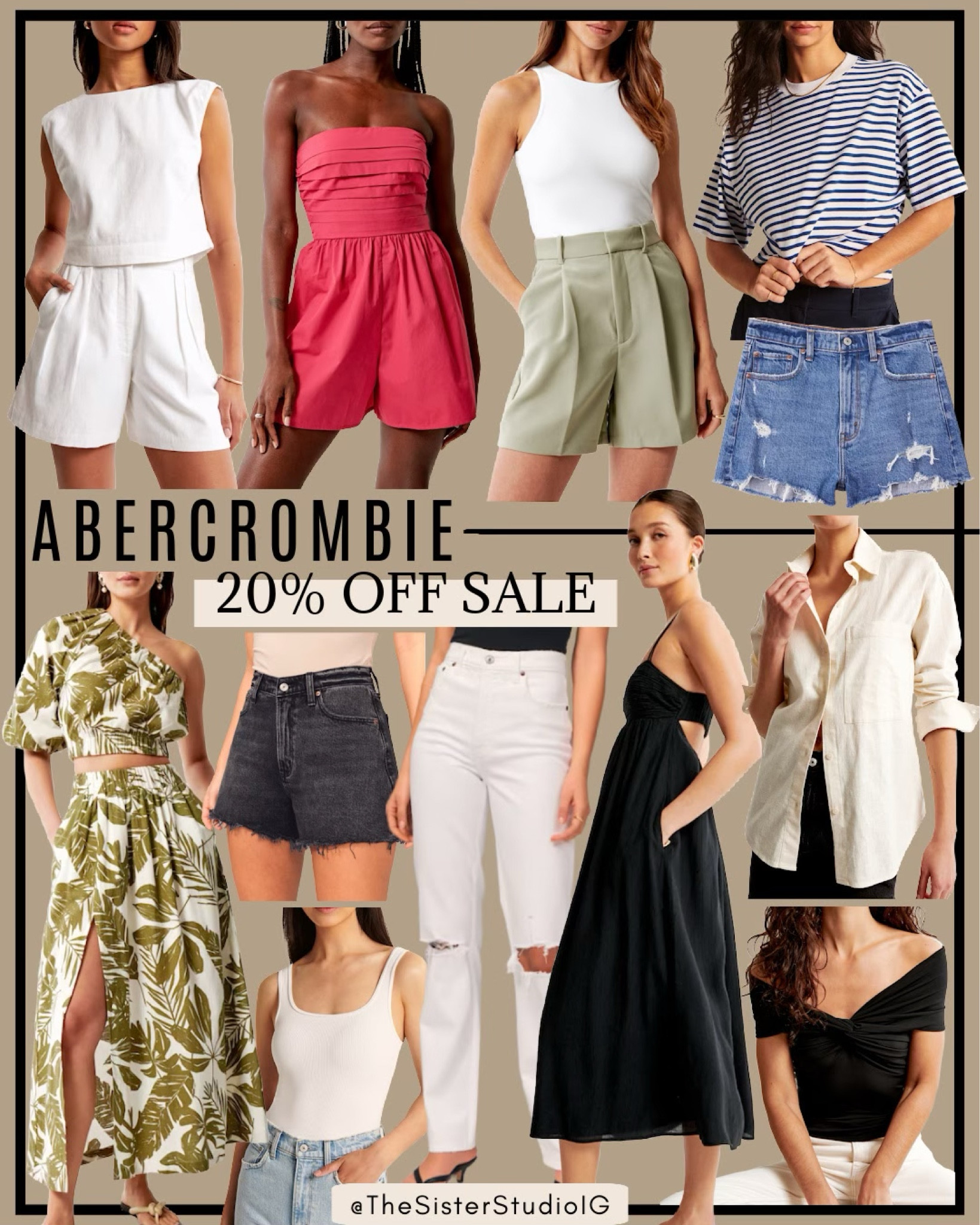 Abercrombie sale! Everything is 20% off + select items will be an additional 15% off at checkout!

#LTKsalealert #LTKstyletip