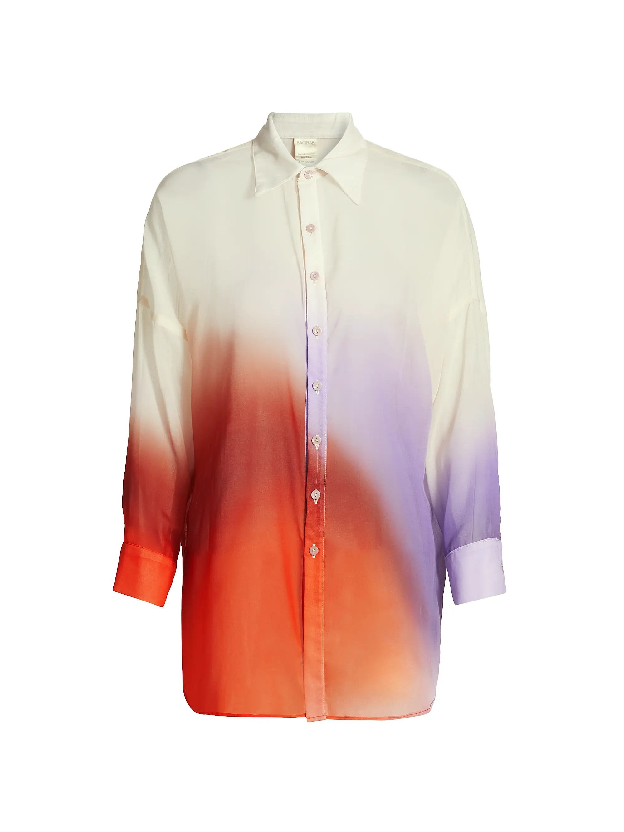 Islote Lulu Ombré Semi-Sheer Shirt | Saks Fifth Avenue