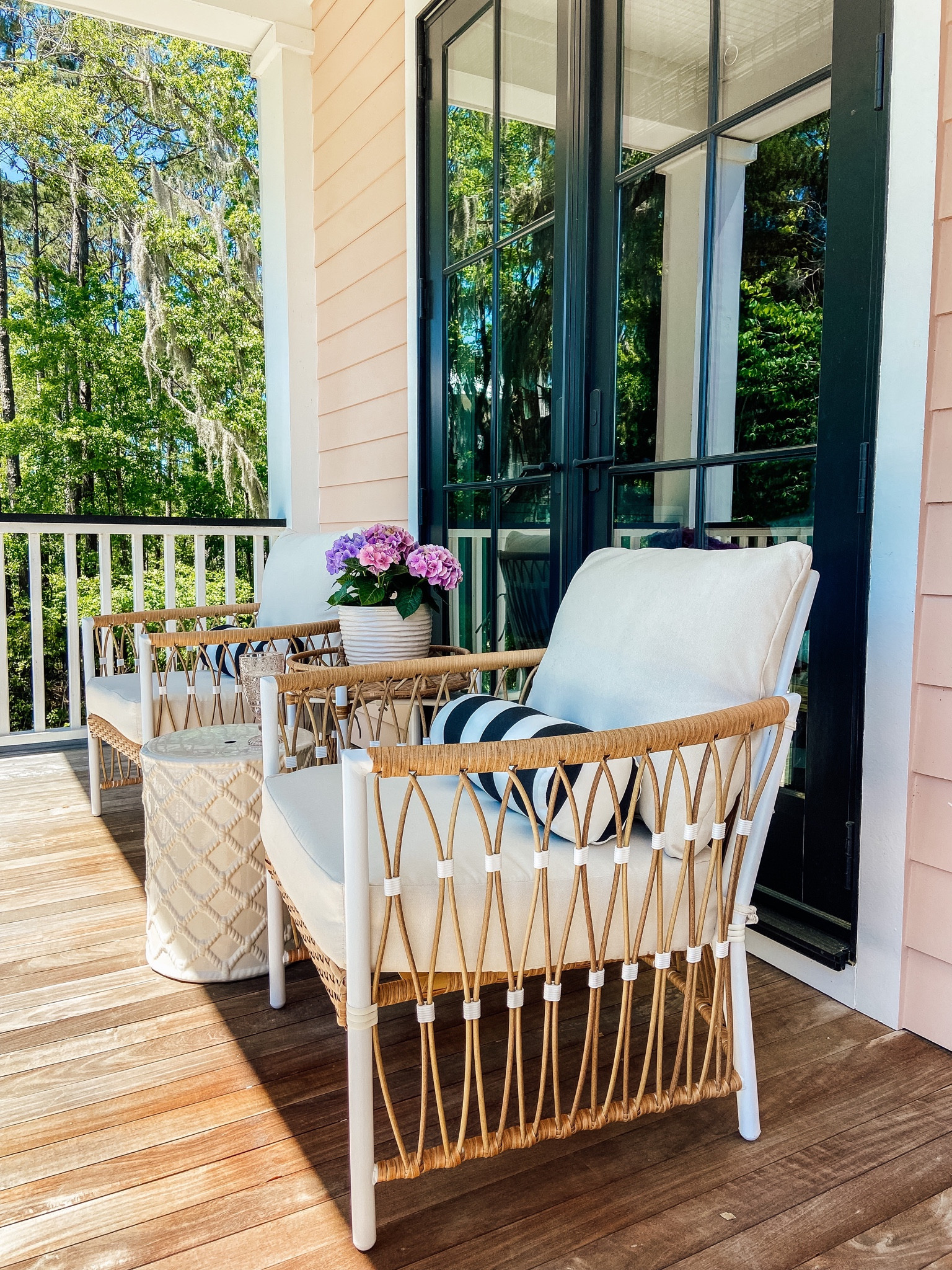 Head over heels for my new front porch furniture from @walmart! #walmartpartner 

#LTKhome