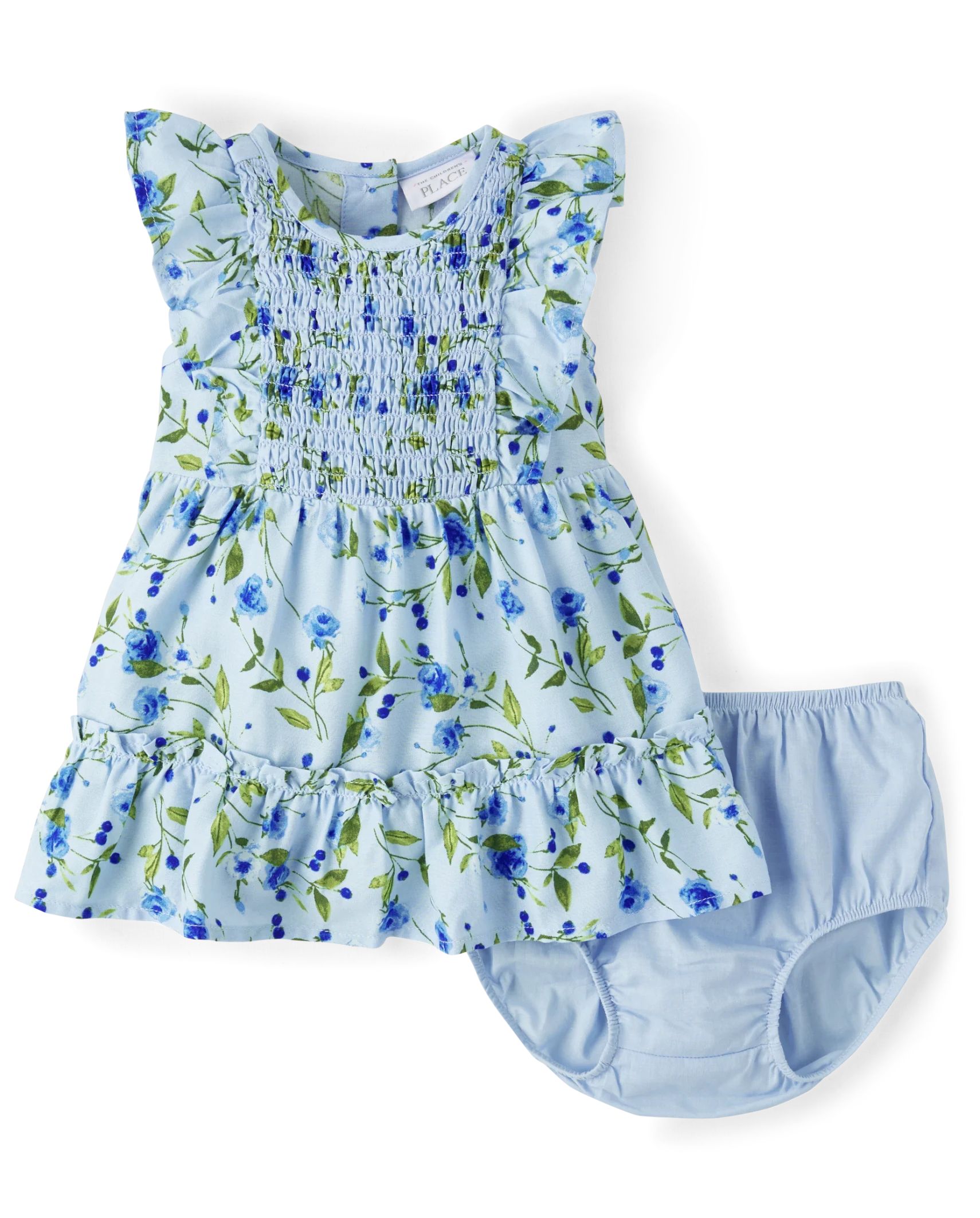 Baby Girls Mommy And Me Floral Ruffle Dress - whirlwind | The Children's Place
