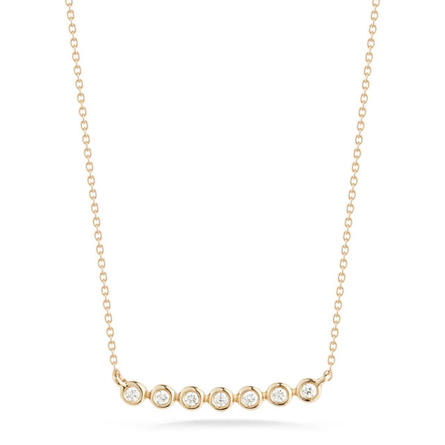 Lulu Jack Mini Bezel Bar Necklace | Dana Rebecca Designs