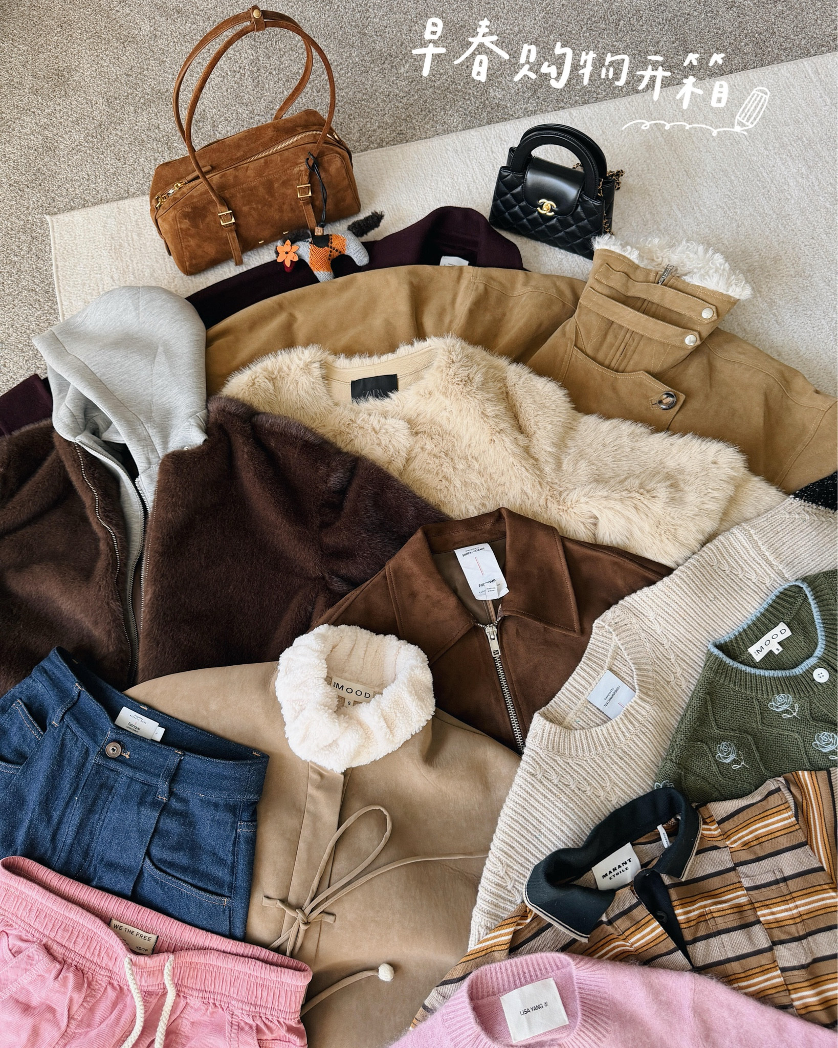 Early Spring Unboxing 🌷Use code 【hiyoyo20】 for $20 off a Fabrique bag and 【hiyoyo10】 for 10% off a Fabrique suede jacket. 

 

#LTKootd #LTKunboxing #LTKspring