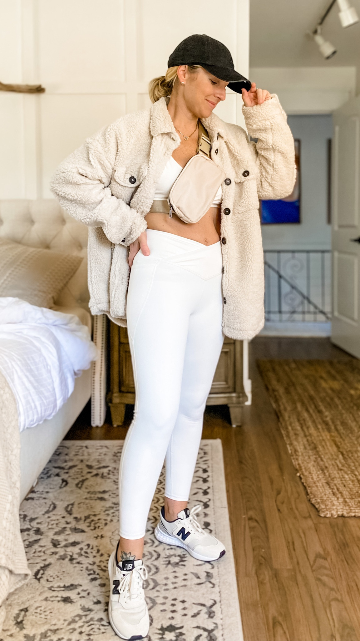 Neutral Outfit For Working Out or Athleisure | Fabletics crossover sports bra and 7/8 leggings in color Egret. 
Everything is tts. 

If you sign up to be a VIP, you get everything for almost nothing! And then you can skip your membership before the 5th of the month and not even get charged! Cancel anytime without penalty as well 🙌🏼


#LTKunder50 #LTKstyletip #LTKfit