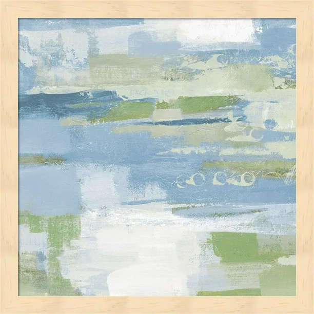 Great Art Now Urban Walkway II Blue and Green by Silvia Vassileva Framed Wall Art 13"W x 13"H - W... | Walmart (US)