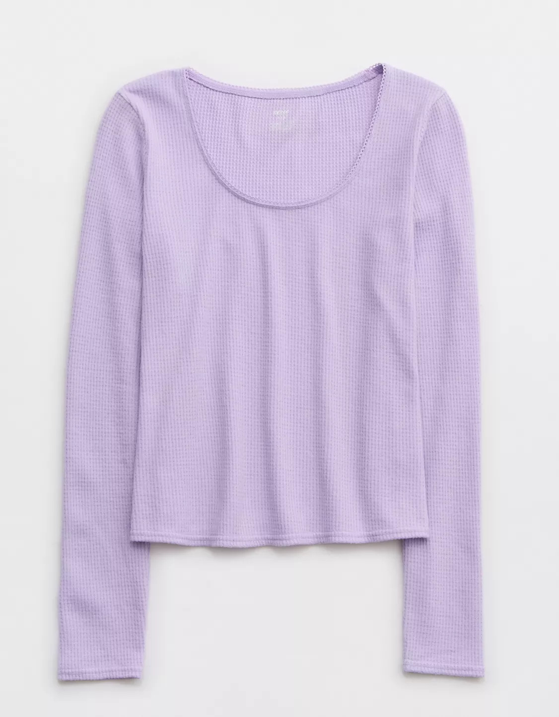 Aerie Waffle Scoop Neck Top | Aerie