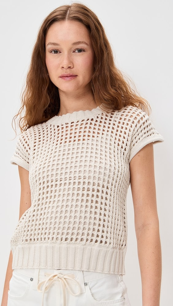 Splendid x Cella Jane Pointelle Sweater Vest | Shopbop | Shopbop