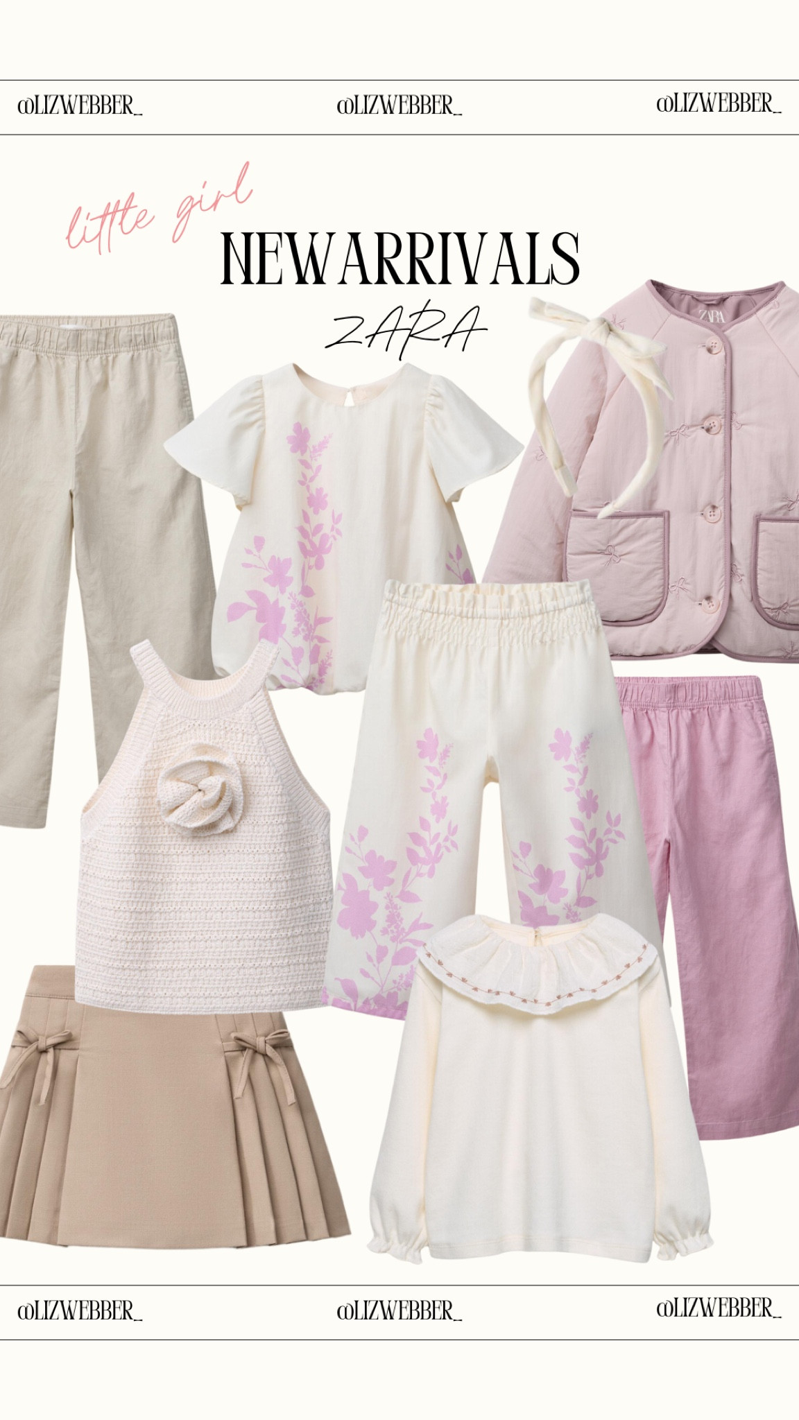zara kids 🎀 little girls, pants, matching set, pink, cream, white, tan, skirt, bow, spring fashion, ruffles

#LTKMostLoved #LTKSeasonal #LTKWatchNow