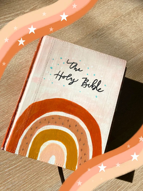 Boho Rainbow Bible | Etsy | Etsy (US)
