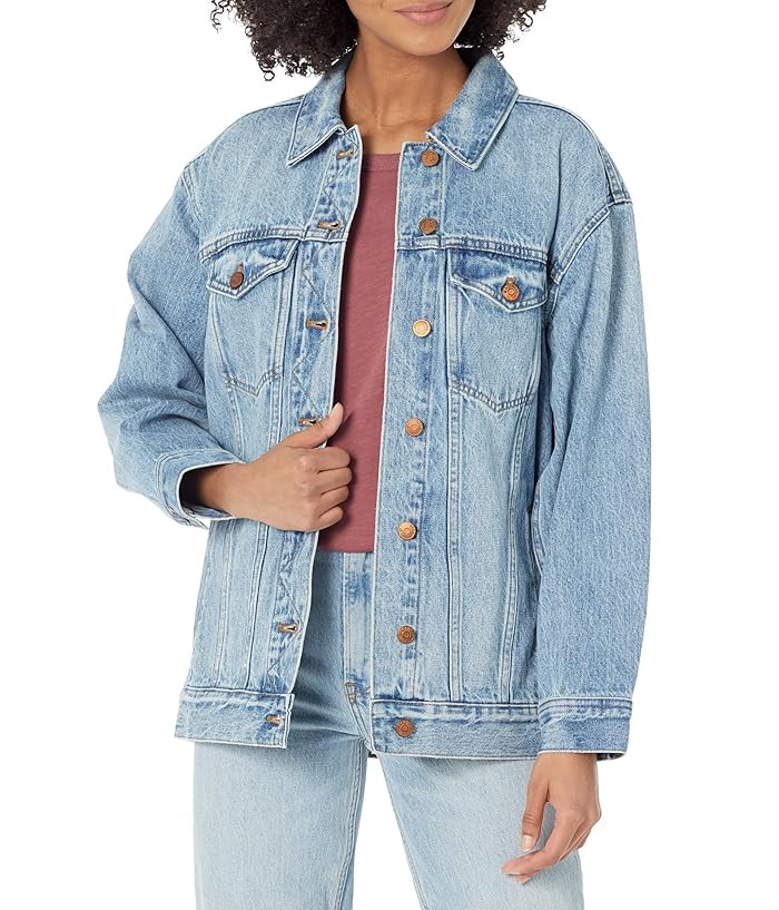 Madewell The Oversized Trucker Jean Jacket in Kelson Wash | Zappos