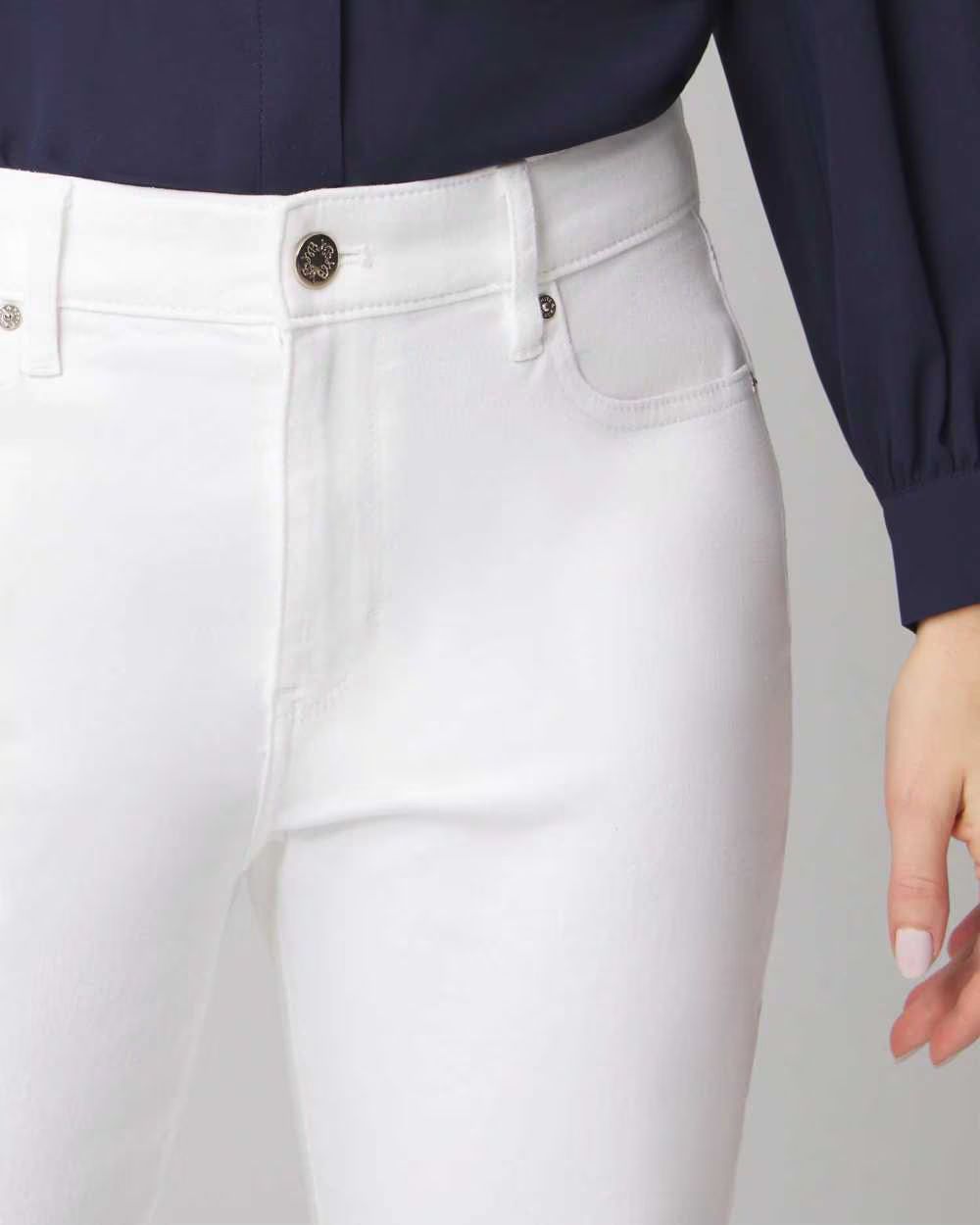Petite Mid-Rise Girlfriend Jeans | White House Black Market