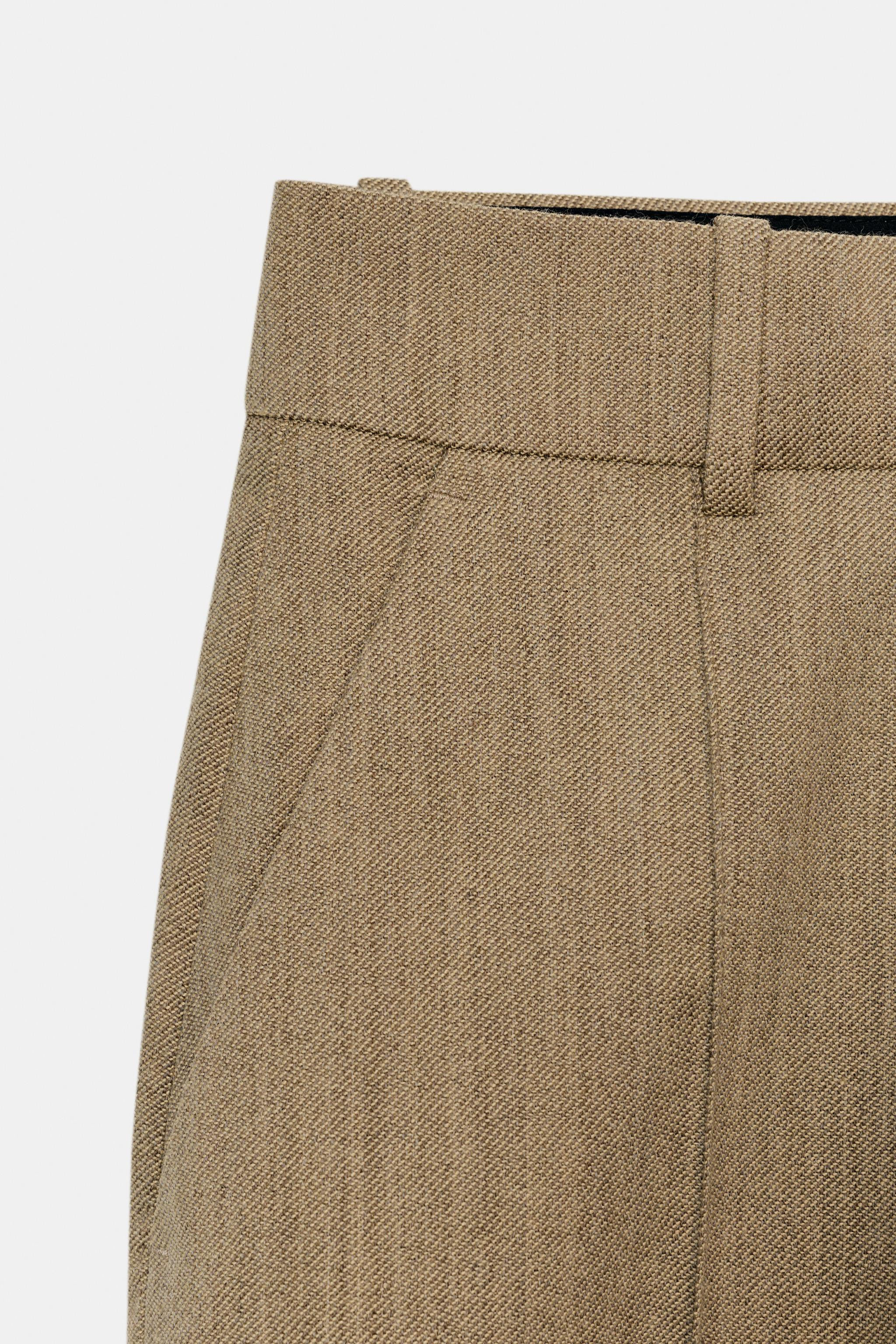 TROUSERS WITH WOOL SEAM DETAIL ZW COLLECTION | Zara UK