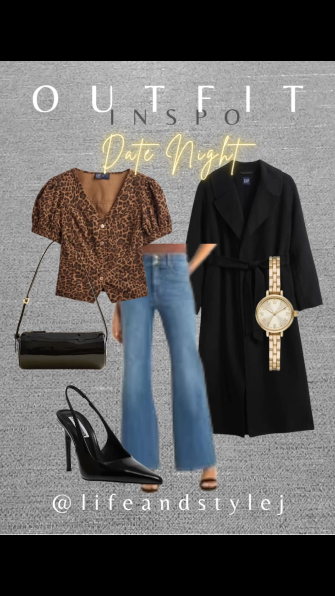 Date night outfit inspo with classic denim, a leopard blouse, and a tailored black coat. Effortless layers that feel modern, polished, and flattering for midlife style with an ageless edge.
#midlifefashion #agelessstyle #winteroutfits #classicstyle #modernchic #styleover40 #timelessfashion #everydayelegance #wardrobeinspo #lifeandstylej 

#LTKgrwm #LTKootd #LTKOver40