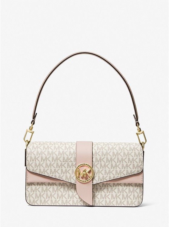 Greenwich Medium Logo Shoulder Bag | Michael Kors US