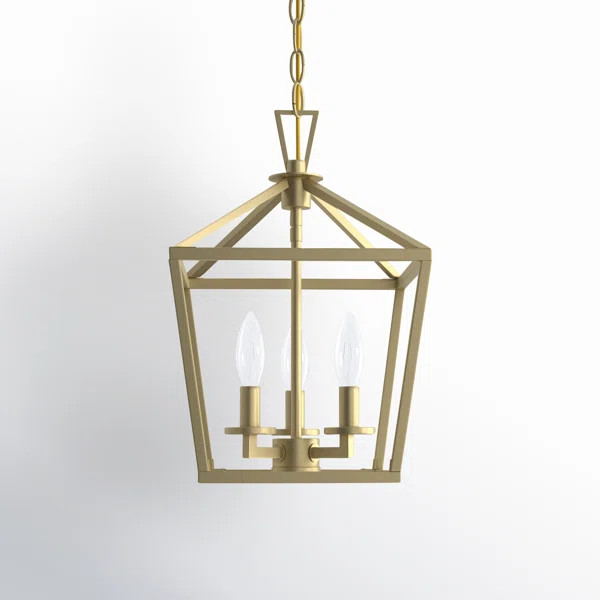 Hastings 3-Light Lantern Geometric Chandelier | Wayfair North America