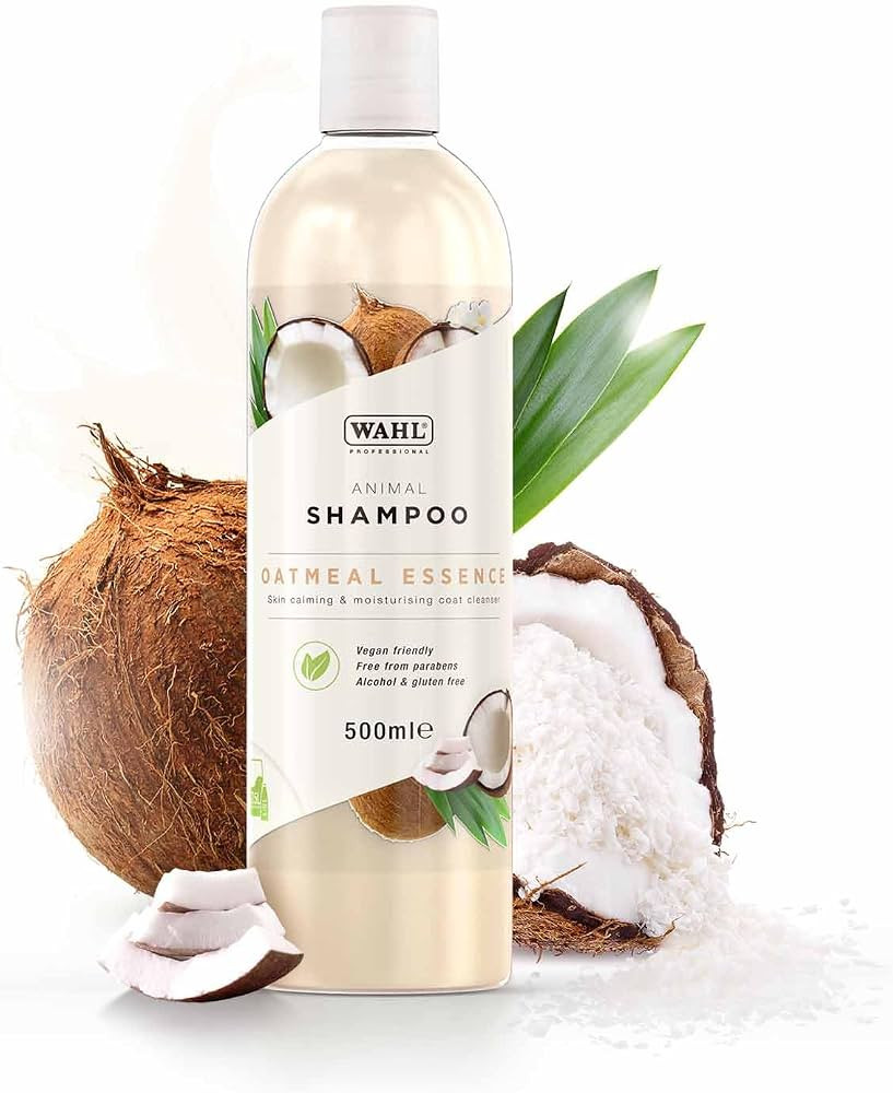 Wahl Oatmeal Essence Sensitive Skin Dog Shampoo, Concentrated Formula 500ML | Amazon (UK)