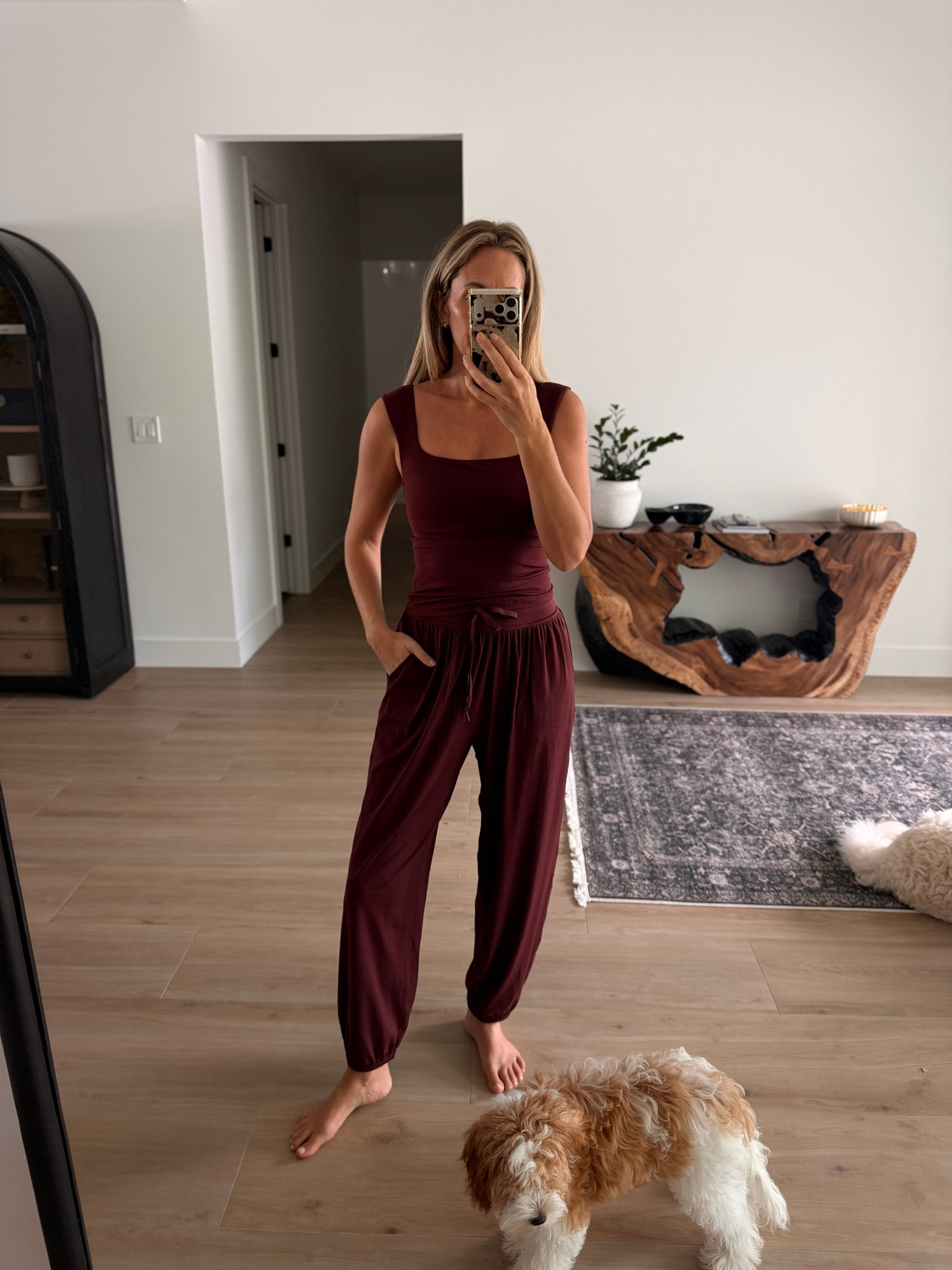 Medium tank, medium joggers

#LTKgrwm #LTKootd #LTKdayinmylife