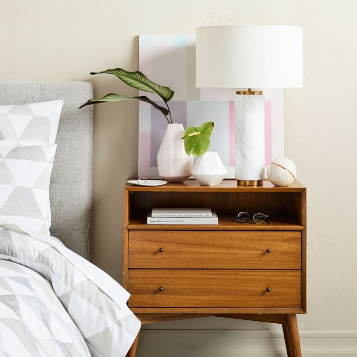 Mid-Century Grand Nightstand - Acorn | West Elm (US)