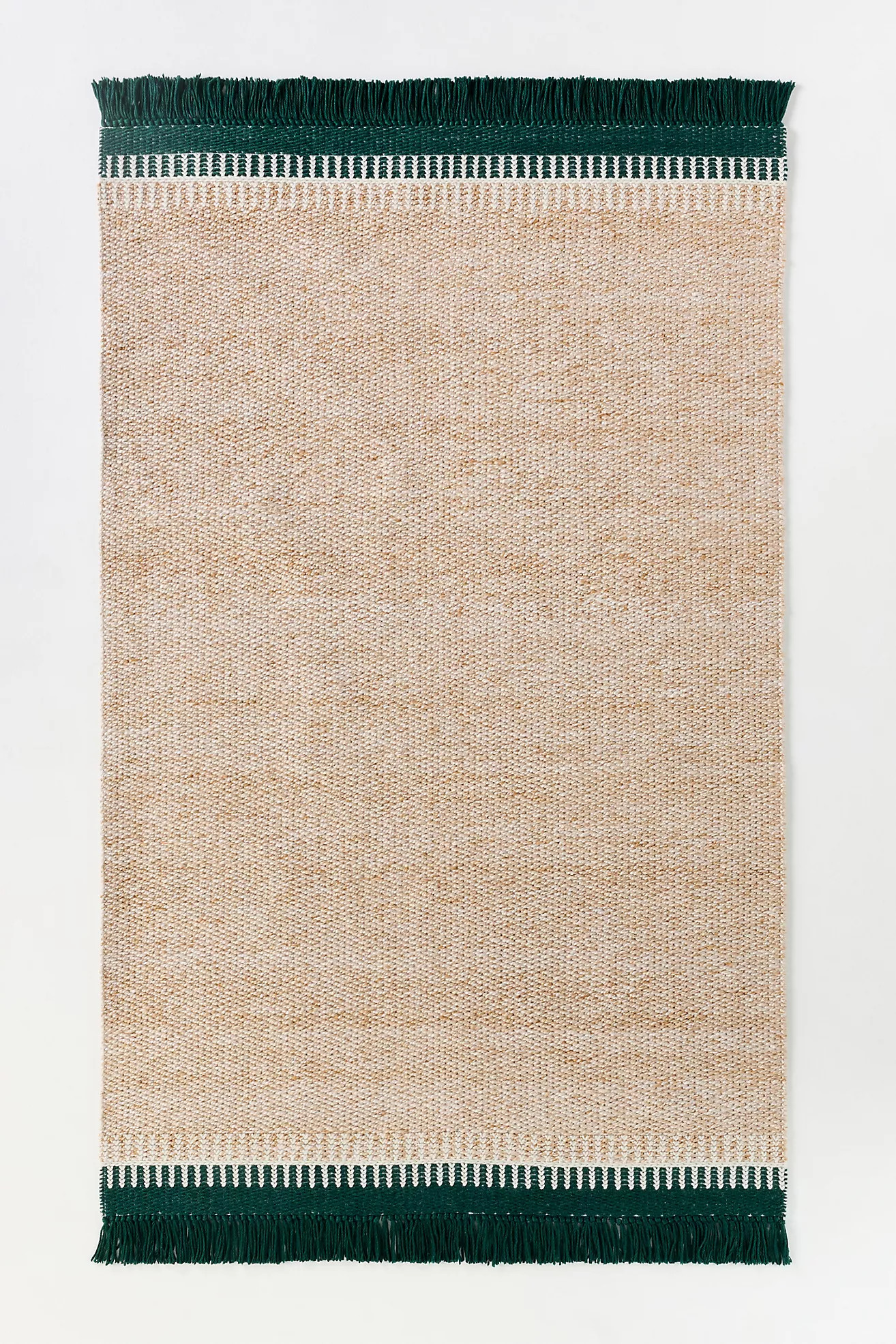 Esther Flatwoven Indoor/Outdoor Fringed Rug | Anthropologie (US)