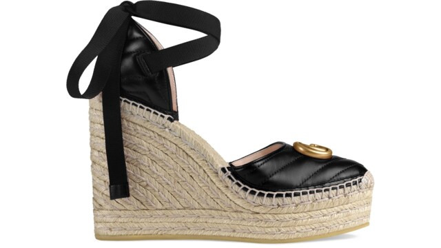 Gucci Leather platform espadrille | Gucci (US)