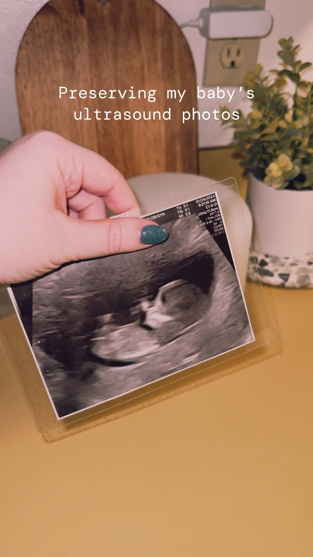 If you haven’t seen yet, our rainbow baby is on the way! 🩵🌈 

With all three of my pregnancies, digital ultrasound photos were not an option, and I wanted something to preserve the physical images without harming the quality of the photos. 

Especially since losing my last pregnancy, the ultrasound photos are the only thing I have from that baby boy, and preserving his memory is so important to me! 👼🏼

By using these photo laminating sheets, I’m able to preserve my babies’ ultrasound photos without using any heat! 

Heat can often damage an ultrasound photo, so it’s best not to use a traditional laminating system. 

I have these specific laminating sheets on my LTK and Amazon page in my bio! ♥️ 

#babyontheway #pregnancyjourney #pregnancyafterloss #lifehacks #chicpeachaf #fertilityjourney #rainbowbaby #rainbowafterthestorm #ultrasoundphotos #babyphotos #momhacks #momhack #fypbaby #fyp 

#LTKbump #LTKbaby #LTKfamily