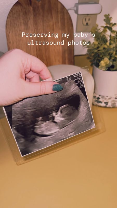 If you haven’t seen yet, our rainbow baby is on the way! 🩵🌈 

With all three of my pregnancies, digital ultrasound photos were not an option, and I wanted something to preserve the physical images without harming the quality of the photos. 

Especially since losing my last pregnancy, the ultrasound photos are the only thing I have from that baby boy, and preserving his memory is so important to me! 👼🏼

By using these photo laminating sheets, I’m able to preserve my babies’ ultrasound photos without using any heat! 

Heat can often damage an ultrasound photo, so it’s best not to use a traditional laminating system. 

I have these specific laminating sheets on my LTK and Amazon page in my bio! ♥️ 

#babyontheway #pregnancyjourney #pregnancyafterloss #lifehacks #chicpeachaf #fertilityjourney #rainbowbaby #rainbowafterthestorm #ultrasoundphotos #babyphotos #momhacks #momhack #fypbaby #fyp 

#LTKbump #LTKbaby #LTKfamily
