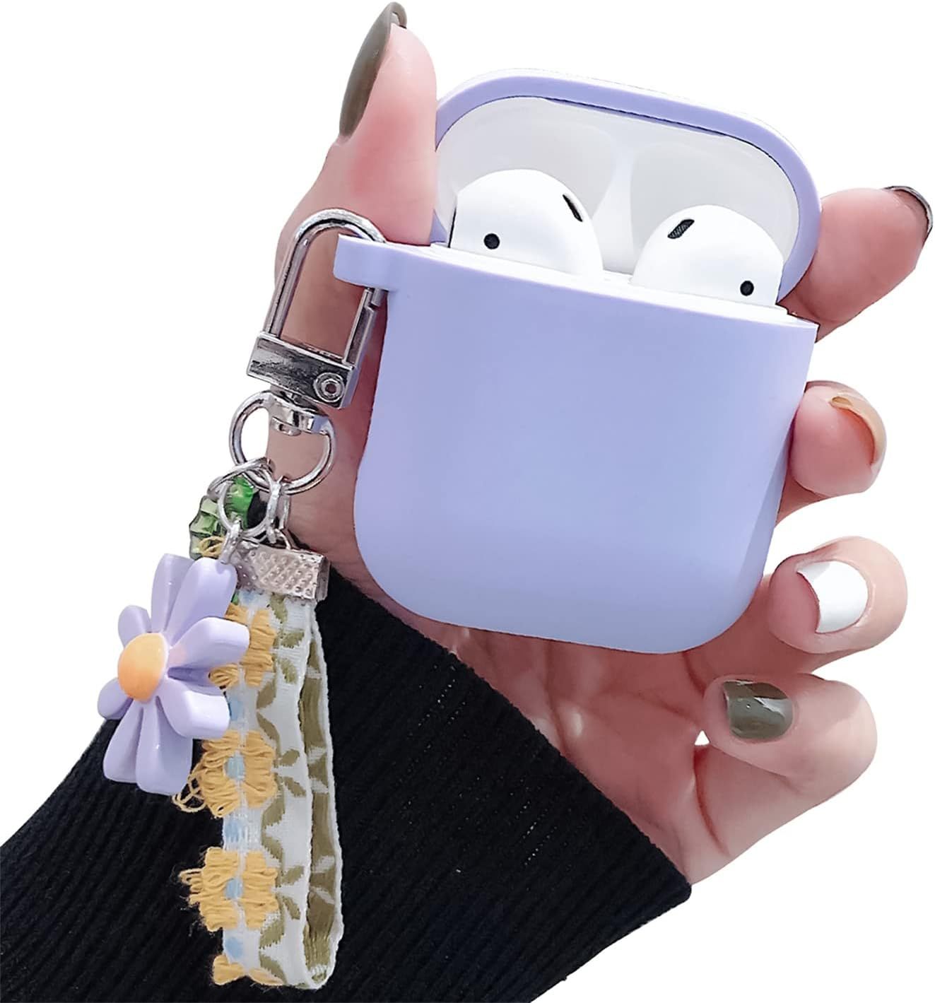 Ownest Compatible with AirPods Case Soft Silicone with Cute Keychain Shockproof Cover Case for Gi... | Amazon (US)
