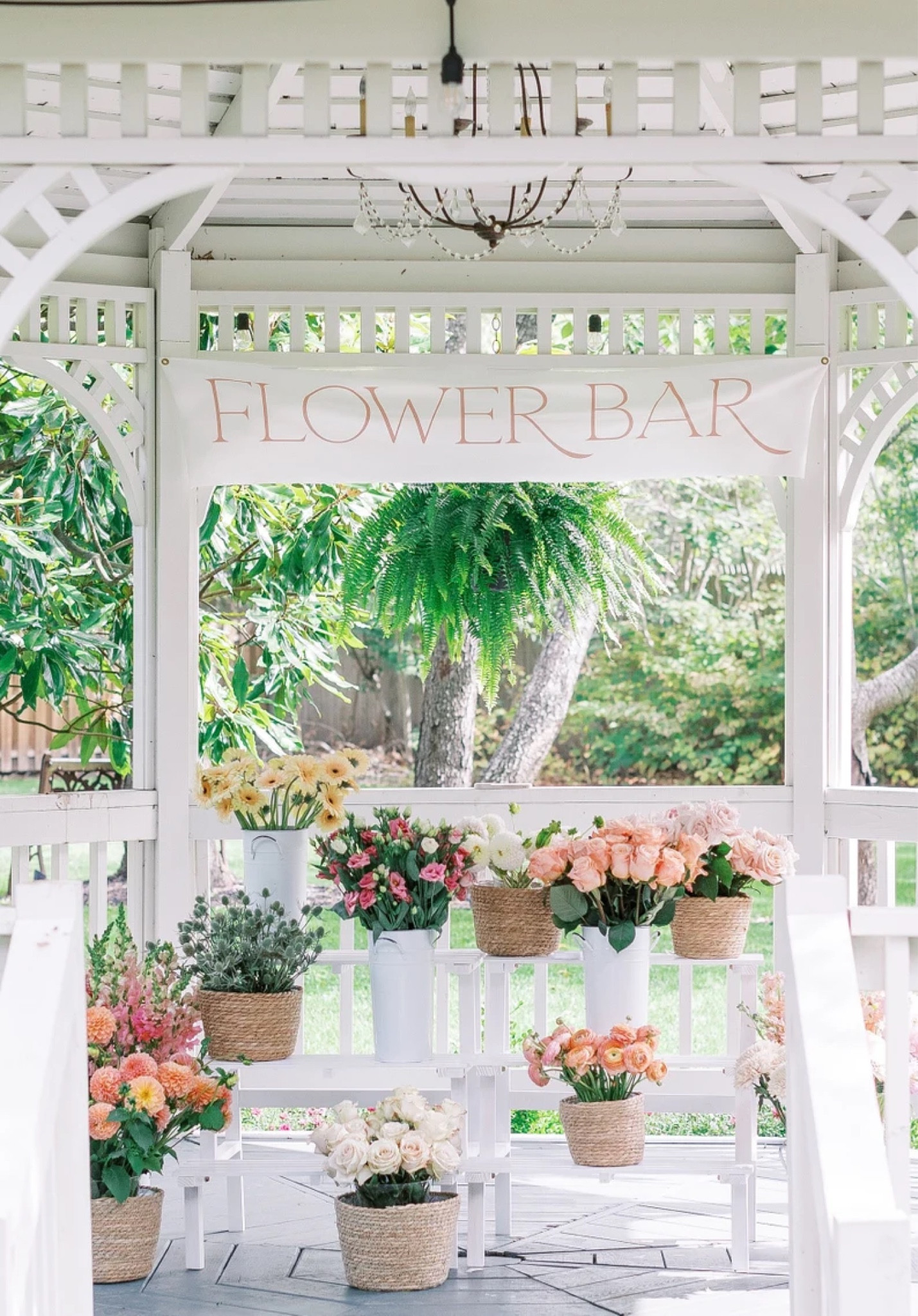 Flower bar banner. #BloomBar #BridalShower 

#LTKparties