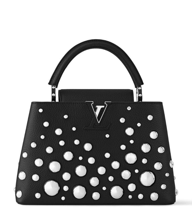 x Yayoi Kusama Narcissus Garden Capucines MM Top-Handle Bag | Harrods