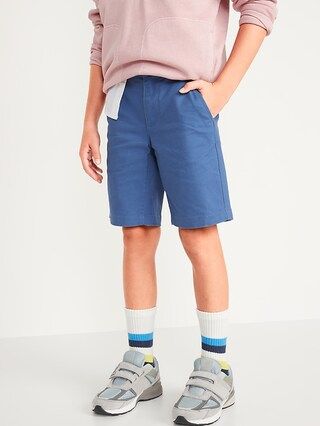 Built-In Flex Straight Twill Shorts for Boys (At Knee) | Old Navy (US)