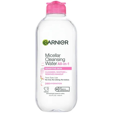 Garnier SkinActive Micellar Cleansing Water All in 1 Makeup Remover Face Cleanser 13.5 fl oz | Walmart (US)