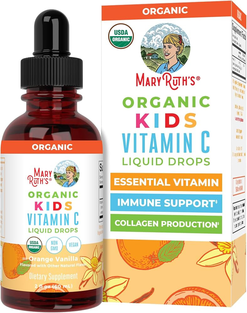 MARYRUTH'S USDA Organic Kids Vitamin C Drops, Immune Support, 2 oz | Amazon (US)